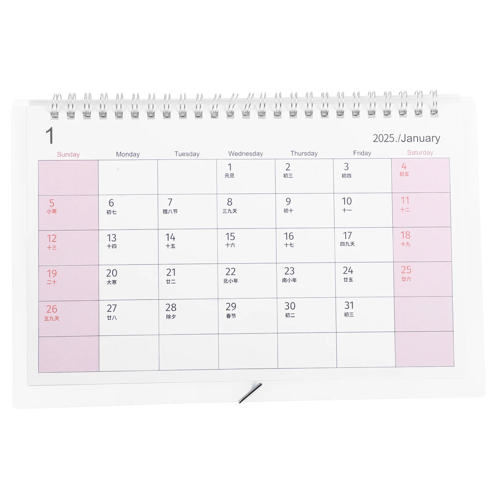 

Work Desk Decor 2025 Calendar Schedules Flip Decorations Black Calendars Holiday Cute Office