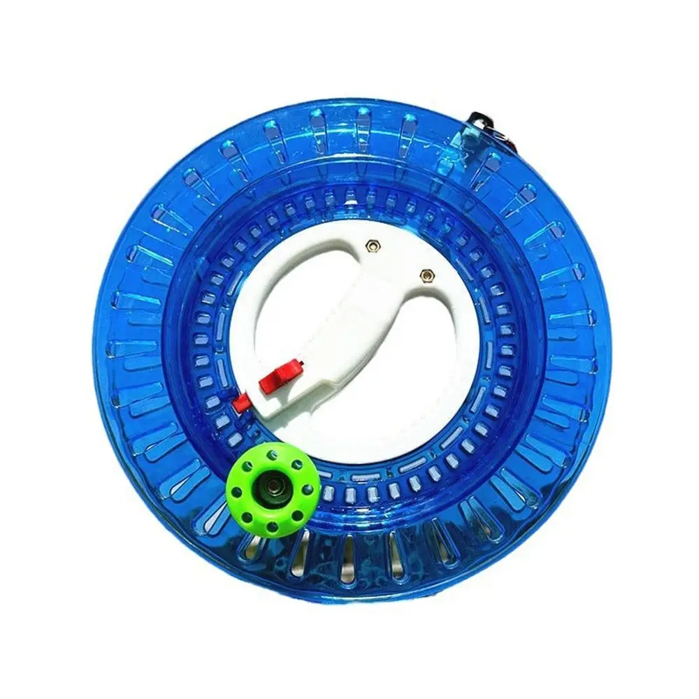 เกมกลางแจ้ง String Kite Reel 18/20/22/26 ซม.เครื่องมือ Winder Fire ล้อมาพร้อมกับล็อค Twisted String Line String บิน
