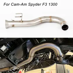 Motorfiets uitlaat Downpipes Voor Can-Am Spyder F3 1330 Sport Begrenzte Tourer Roadster 2007 - 2022 spyder uitlaat F3 link pijp