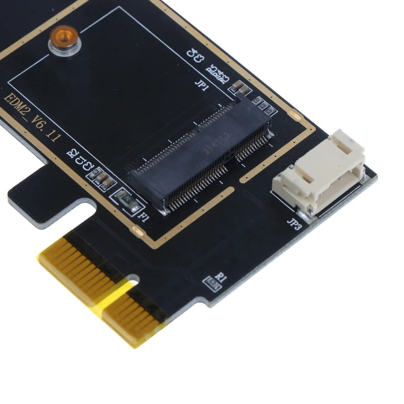 M.2 adaptor Wifi, M2 Ngff KUNCI A E ke PCI Express PCI-E 1X NGFF mendukung 2230 kartu jaringan nirkabel untuk AX200 9260AC 8265AC