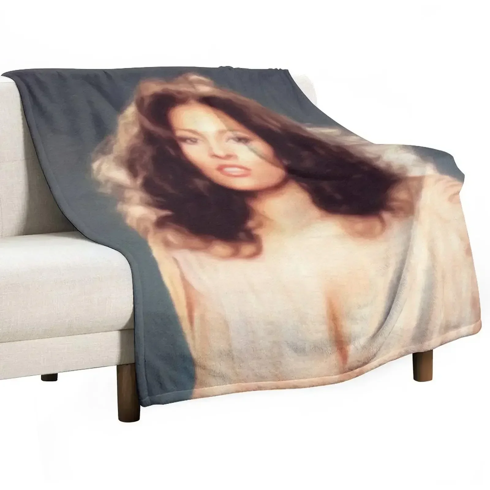 

Pam Grier, Movie Legend Throw Blanket Summer Bed linens sofa bed Blankets