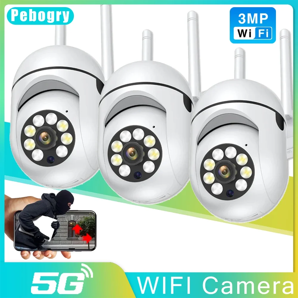 camera de seguranca sem fio ao ar livre rastreamento humano ai zoom audio visao noturna cctv wifi ip 2mp 1080p hd ptz 01