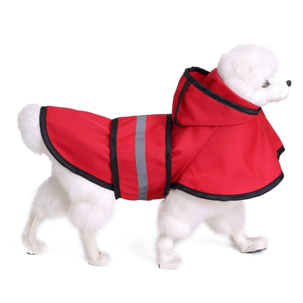 

1Pcs Reflective Pet Dog Raincoat Waterproof Hooded Jumpsuit for Rainy Days Outdoor Activities