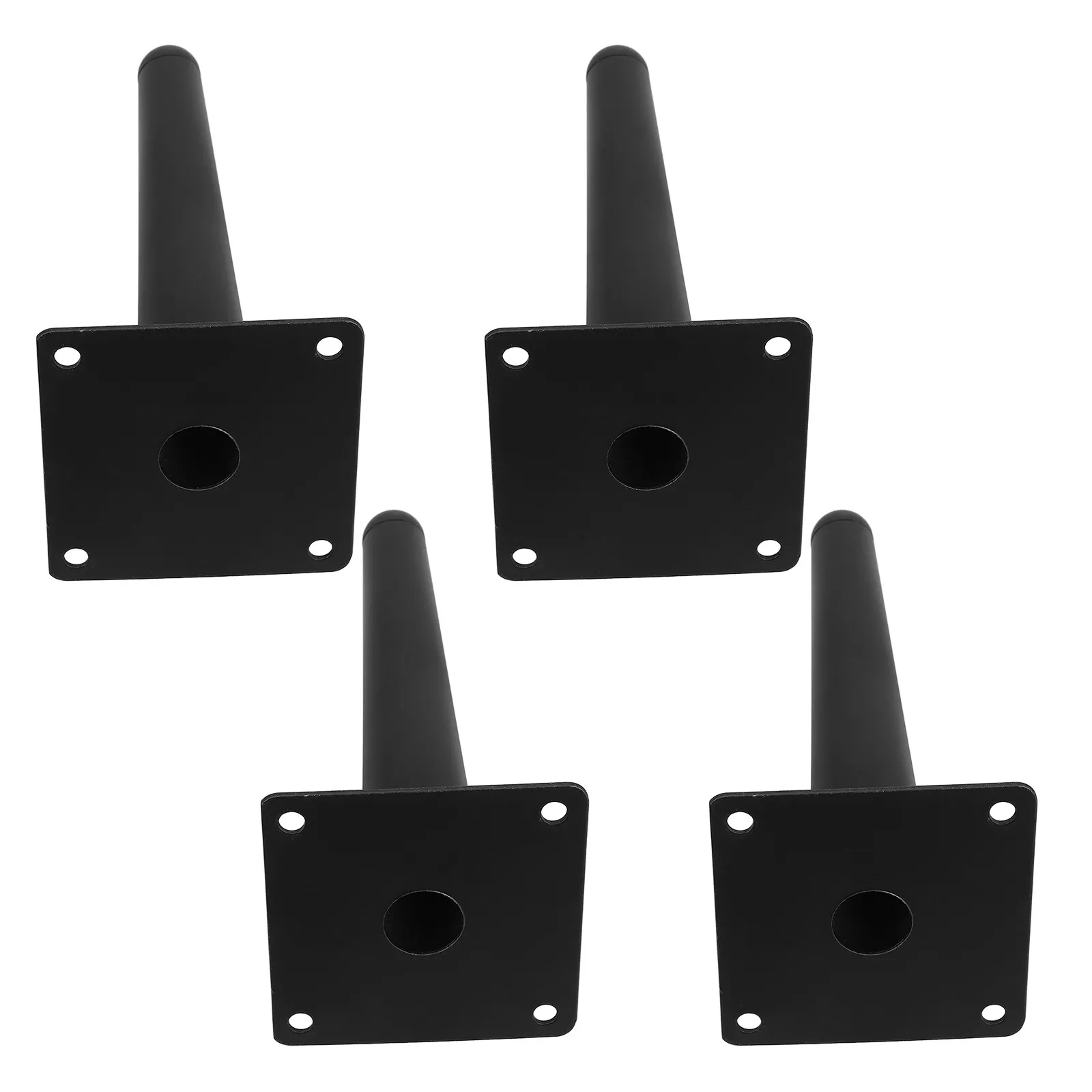 4Pcs Robust Angled Tapered Metal Legs Modern Furniture Legs for Sofa Table Chair Couch Dresser Bench Nightstand Dining Side
