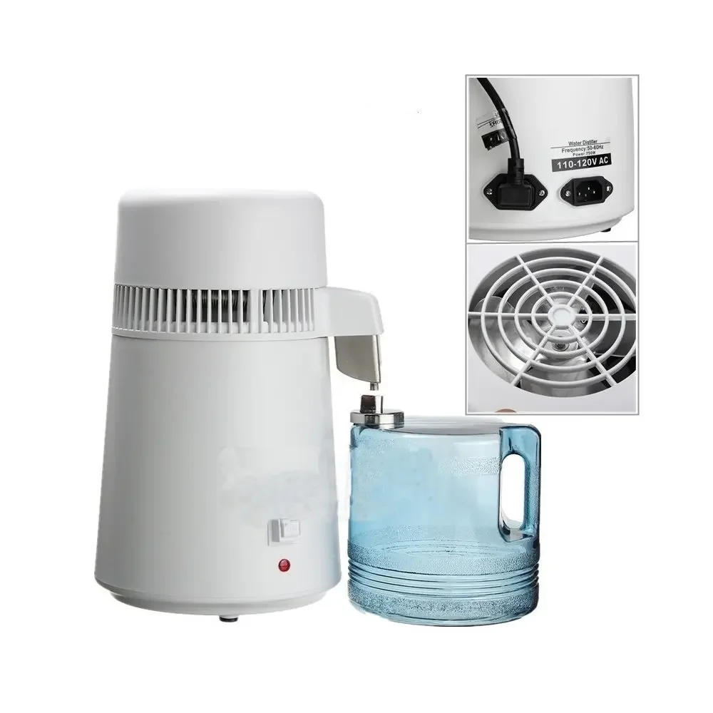 

4L Dental Pure Water Distiller Purifier Machine Distilled Water Machine Dental Clinic Home Hospital Office