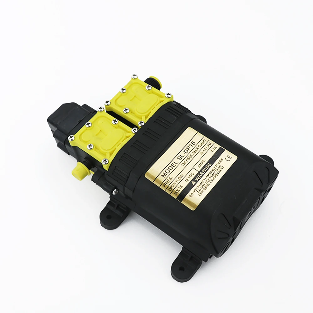 12V DC High Pressure Agricultural Electric Water Pump 7A 10L/min Auto Water Sprayer Pumps Dual-Core Power Agricultural Electric image 5