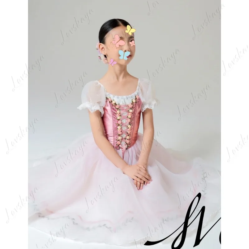 

Ballet Skirt Girls' Long Veil Skirt Performance Costume Adult Children