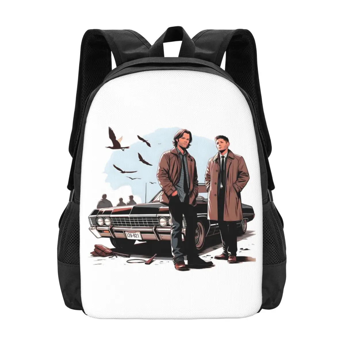 

Sam & Dean Backpack Hot Sale Daypack Large Capacity Kids BookBag School Bag Shoulder Bags for Men Women