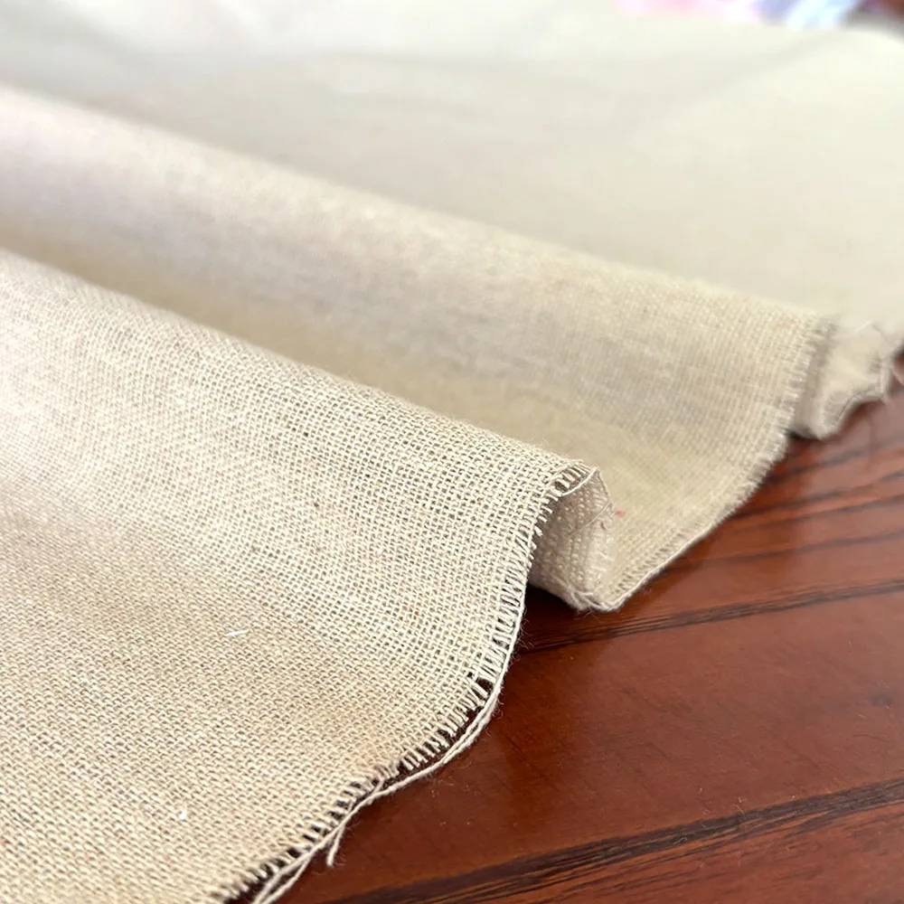 50x150 سنتيمتر نسيج القطن الكتان بلون الثقيلة DIY بها بنفسك الخياطة السراويل مفرش المائدة أريكة الستار ديكور التطريز ممارسة القماش