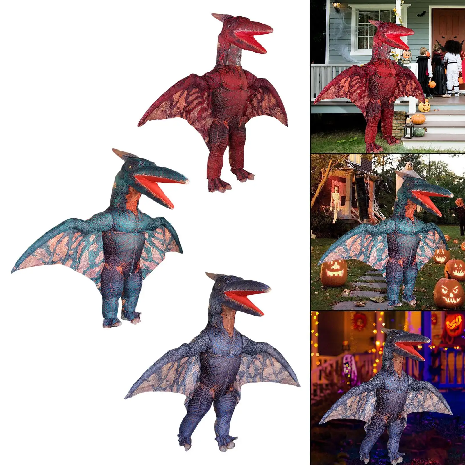 

Inflatable Dinosaur Costume for Easter Christmas Celebrations Party Props