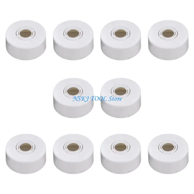 L8RC 10PCS ABS Shower Fixture Covers Styles Hide Pipe Easy Maintenance