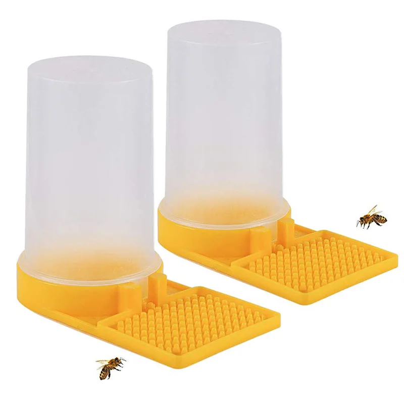 2 Pack Beehive Beekeeping Water Dispenser Honey Beehive Entrance Feeder Bee Drinking Beekeeping Equipment Nest Beekeeper Tool