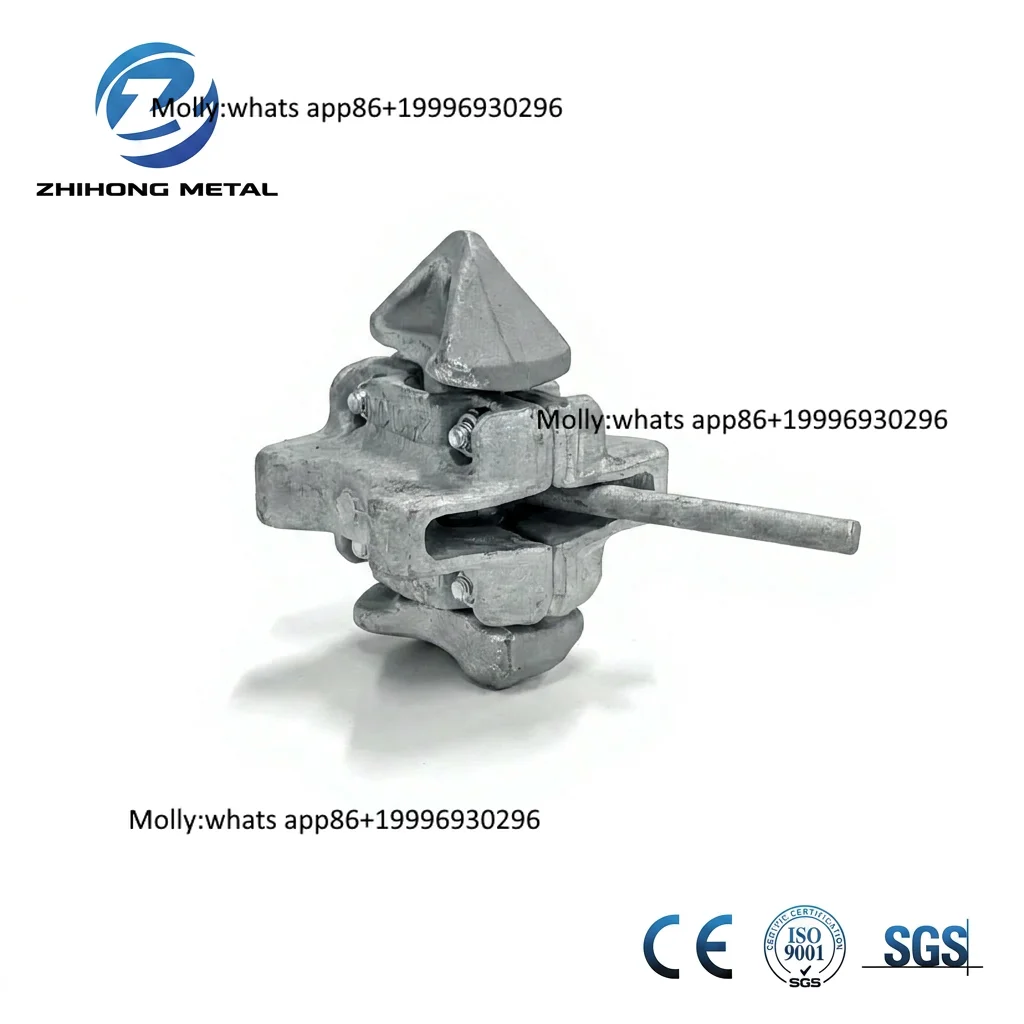 Secure Vertical Stacking Intermediate Twist Lock-Heavy Duty Steel Hot-Dip Galvanized Extreme Impact Resistance ISO Certified