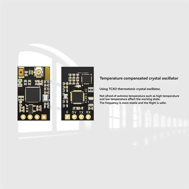BEDW-ELRS Receiver 2.4Ghz NANO RX Diversity Receiver 100Mw Built-In TCXO For RC FPV Long Range Traversing Drones Parts