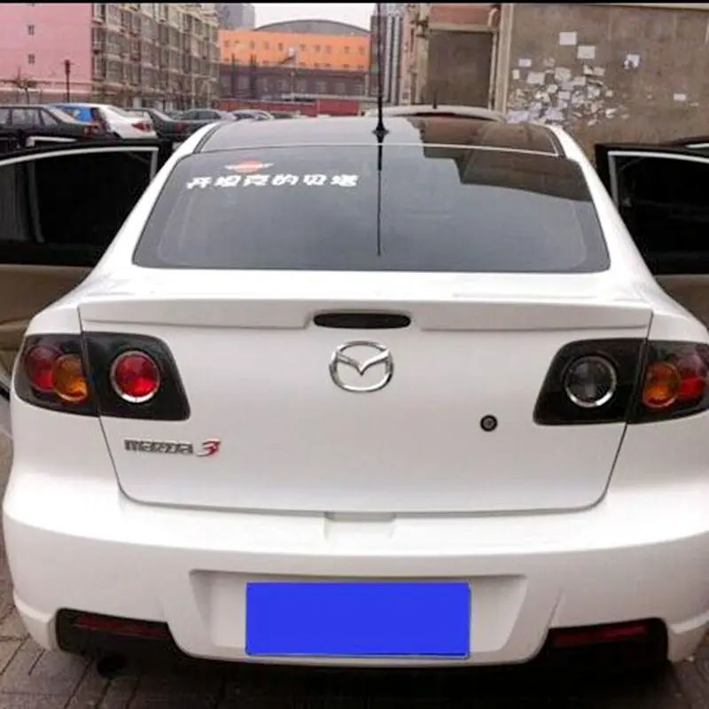 for mazda 3 spoiler Osmrk unpainted ABS tail wing rear spoiler for mazda 3 2006-2012 