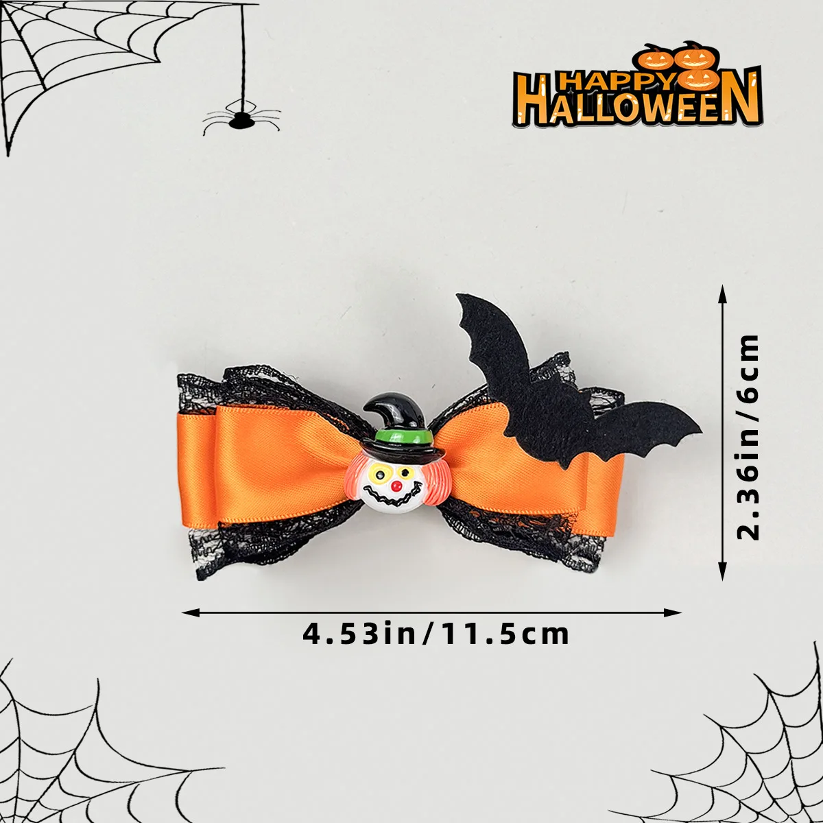 30 szt. Długie spinki do włosów z kokardkami i frędzlami, zestaw hurtowy, ozdoby na głowę na Halloween, wsuwki dla kobiet i dziewcząt, akcesoria do włosów w stylu Lolita