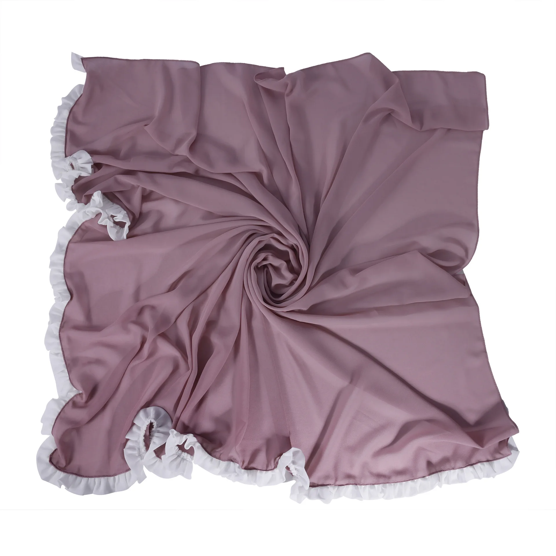 

Шифоновый квадратный шарф, хиджаб, Малайзия, простой однотонный платок, мусульманская женщина, большая вуаль, повязка на голову, платок, шейный платок, платок