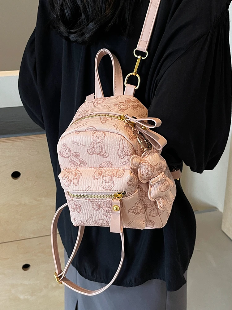 

Casual Faionable Bapa Women's Travel Handheld Korean Version Student Bookbag Simple Trendy Tourist Bapa