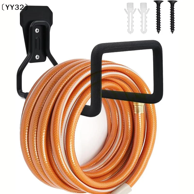 1 Pack Garden Hose Holder Wall Mounted Heavy Duty Metal Hook For Indoor Outdoor Storage〔YY32〕