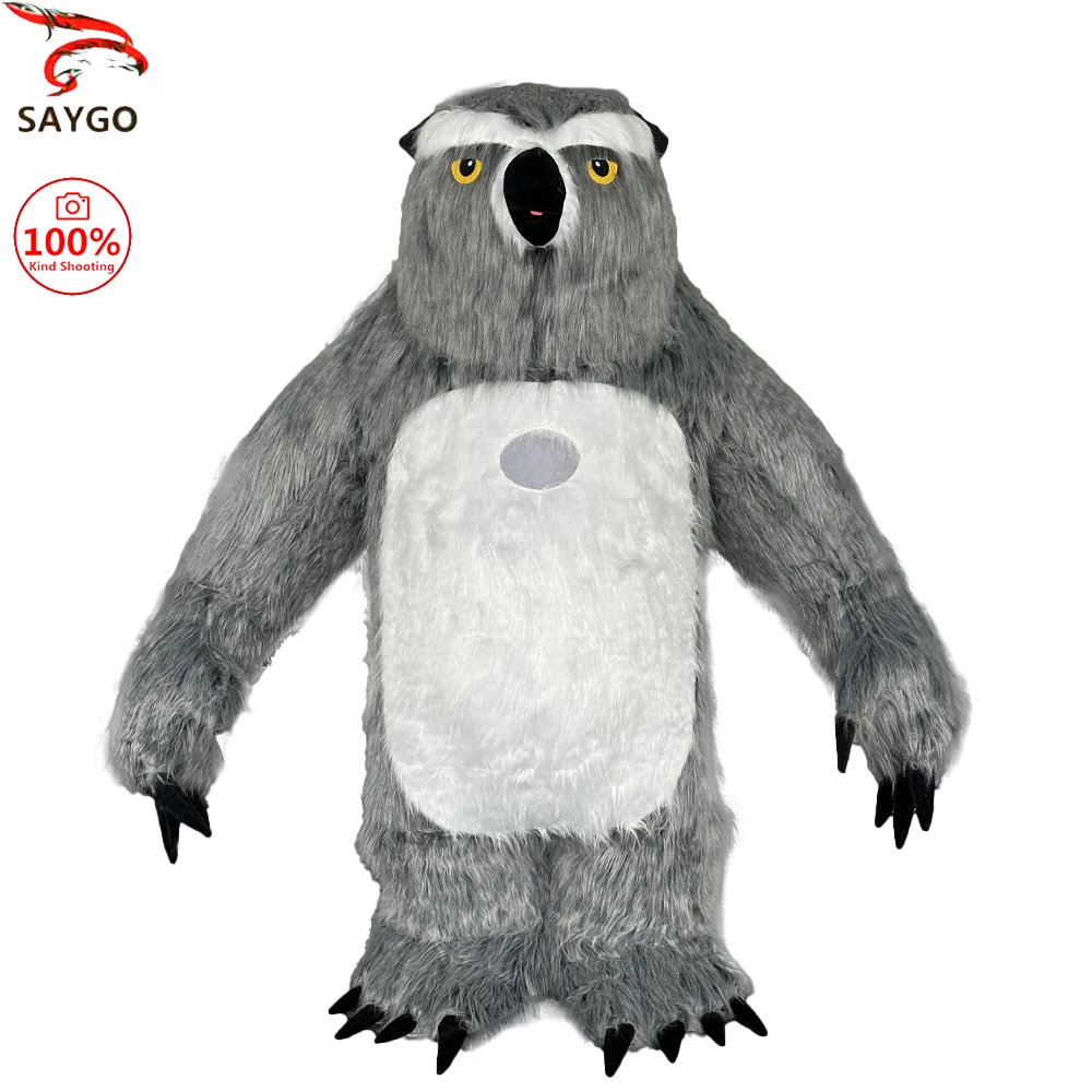 

SAYGO Halloween Owl Inflatable Costume Mascot Parade Adult Character Cosplay Animal Halloween Party Event Plush Set