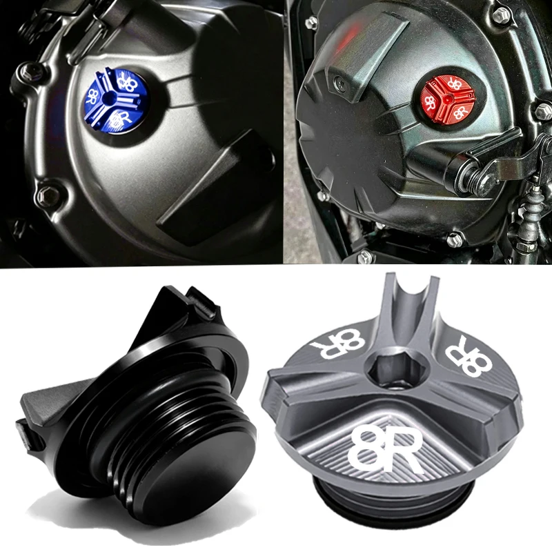 For Suzuki GSX-8S GSX-8R GSX8S GSX8R GSX 8S 8R 2023 2024 2025 2026 Motorcycle Engine Oil Filler Cap Oil Plug Cover Accessories