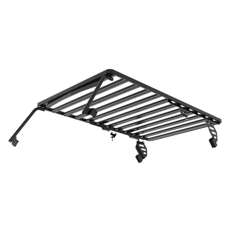 

New Heavy-duty 4-Door Roof Rack Mount Cargo Carrier Basket Ladder Steel Luggage Rack for Wrangler JK 2007-2017