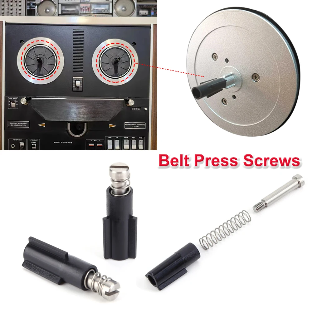 Opener Belt Press Screw Accessories For Studer Revox Disc Opener A77 B77 Pr99 A810 A807 Reel Spring Main Shaft Screw Replacement