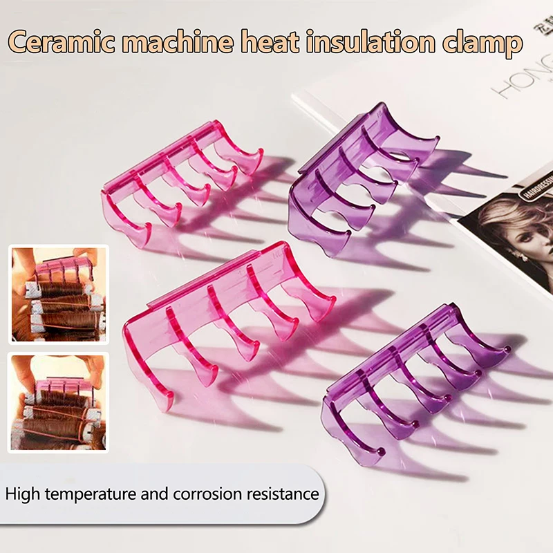 30Pcs/Bag New Style Perm Heat Insulation Clip Hair Salon Professional Heat Insulation Clip Curly Hair Styling Tool Mixed Size