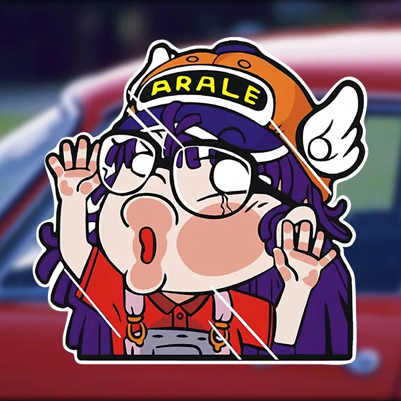 

PVC Cartoon Arale Car Sticker Waterproof Vinyl Decal for Auto Bumper Truck Camper Custom Decals