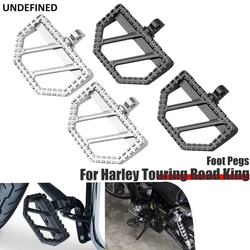 Riot Foot Pegs Floorboards For Harley Touring Road King Sportster 883 Dyna FXDF Softail Chopper Bobber MX Foot Control Footrest