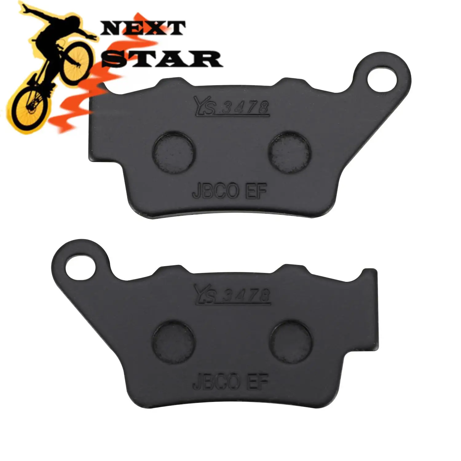 Motorcycle Rear Left & Right Brake Pads For TENERE700-XTZ690 2019-2024 Enduro Electric Dirt Pit Bike