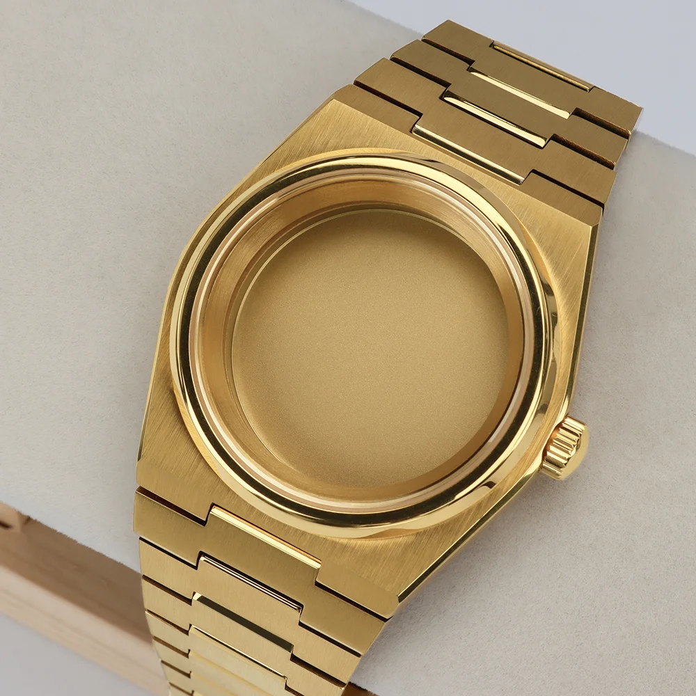 40mm for PRX Super Player Model fit 28.5mm dial Luxury Watch NH35 Watch Case for NH35 NH36 NH38 NH70 NH72Movement Polished Bezel