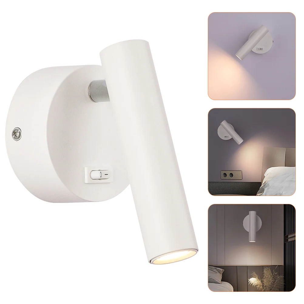 

1Set Modern Reading Wall Lamp Simple Style Bedside Room Background Fill-in Light Wall-Mounted Lamp Bedside Light