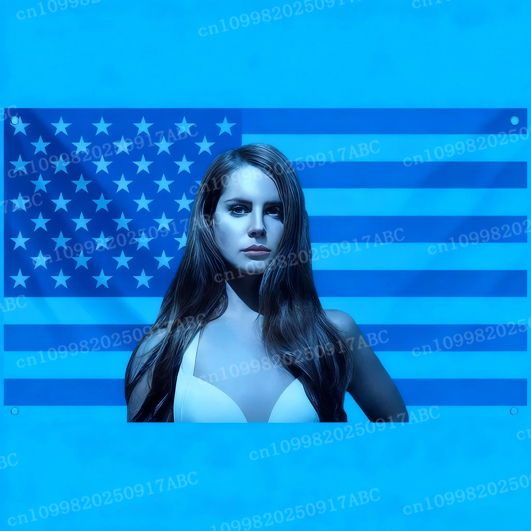 لانا ديل ري العلم نسيج الأمريكية راية مضحك روما نسيج أربعة الحلقات للكلية النوم رجل غي غرفة نوم المنزل نسيج