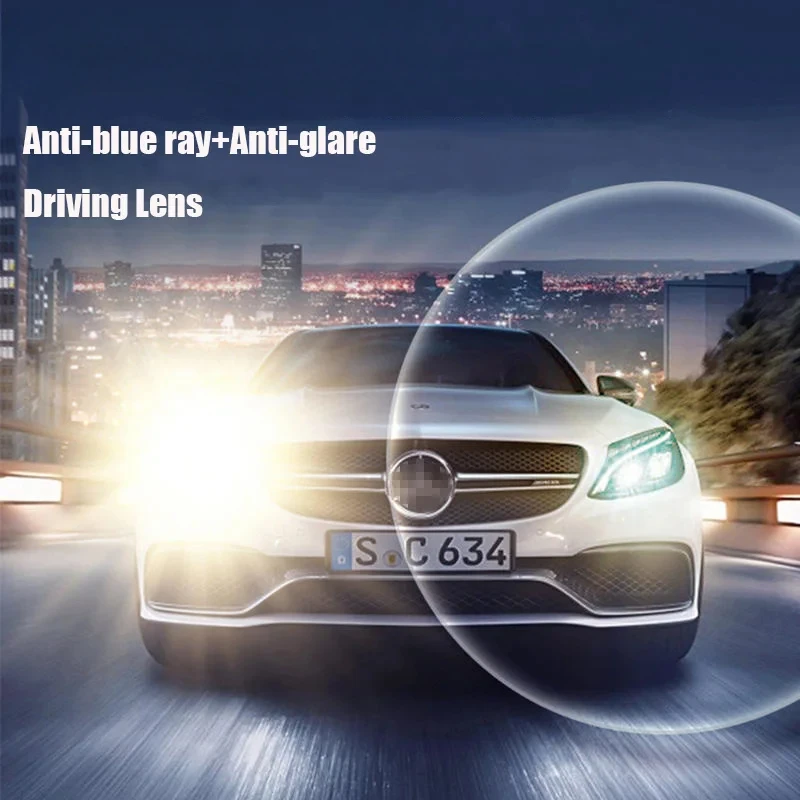 

1.56 1.61 1.67 Anti-glare Driving Lens with Anti-blue Ray Protection Optical Prescription Glasses Myopia Hyperopia Lenses