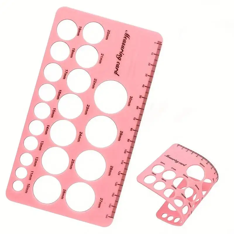 Nipple Ruler for Flange Sizing, Soft Flexible Silicone Measurement Tool for Breast Pump Sizing,Easy to Use for Pumping