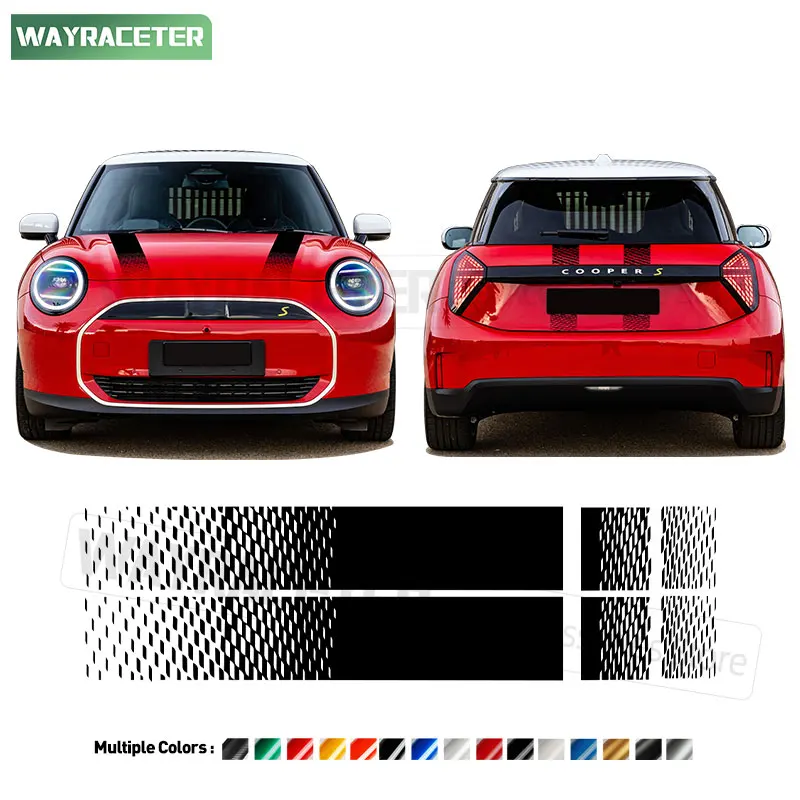 

John Cooper Works Trim Graphics Decal Hood Bonnet Stripes Trunk Sticker For MINI Hatch J01 2024 F65 F66 F67 JCW 2025 Accessories
