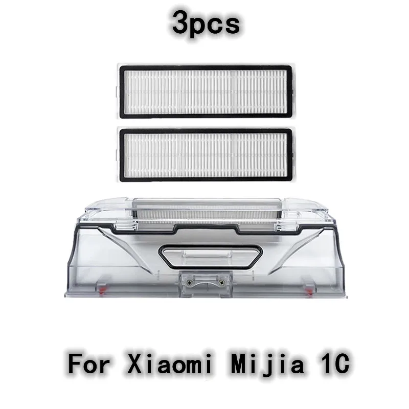 

Dust Bin Box And Hepa Filter Replacement For Xiaomi Mijia 1C 1T Dreame F9 Robot Vacuum Cleaner Spare Parts