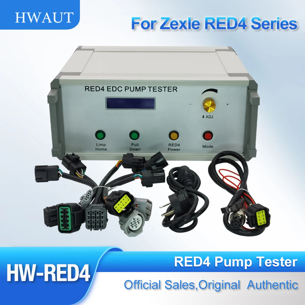 HWAUT RED4 EDC Pump Tester Controller for Zexel Series Electronically Controlled In-Line Diesel Pump Auto Diagnostic Repair Tool