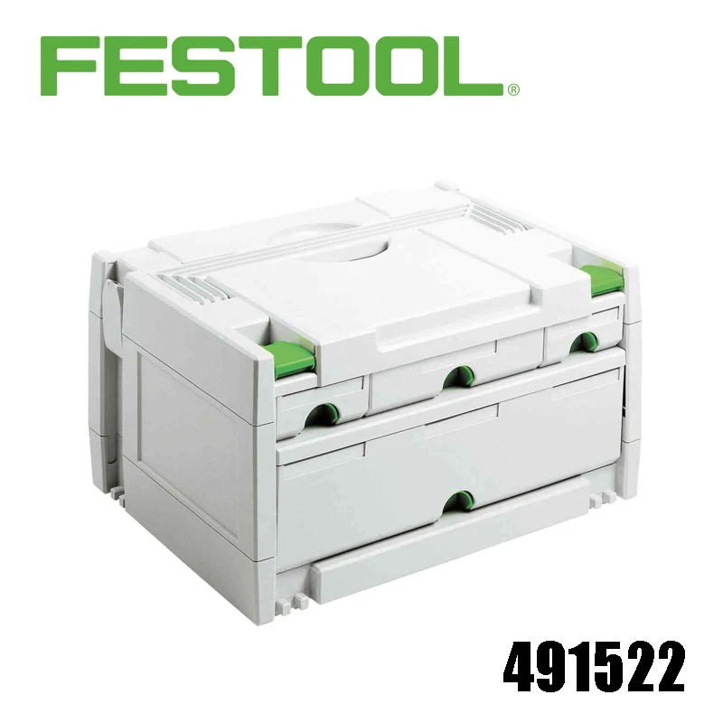 Imagem -04 - Festool-caixa de Armazenamento do Sistema Conjunto Combinado de Armazenamento do Sistema 497851 4999901 500076 491522 491984 491985 491986 497852