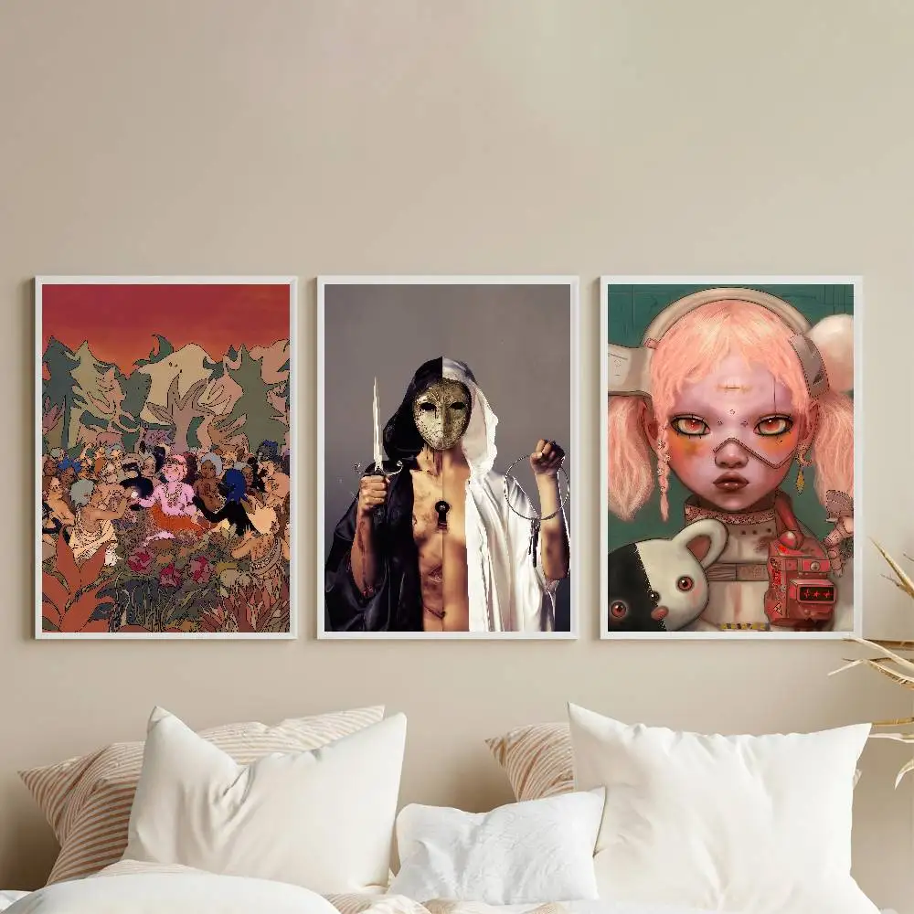 B-BringS M-Me The H-HorizonS Lo-files Poster HD Sticky Wall Art Printing Waterproof Home Living Bed Room Bar Aesthetic Decor