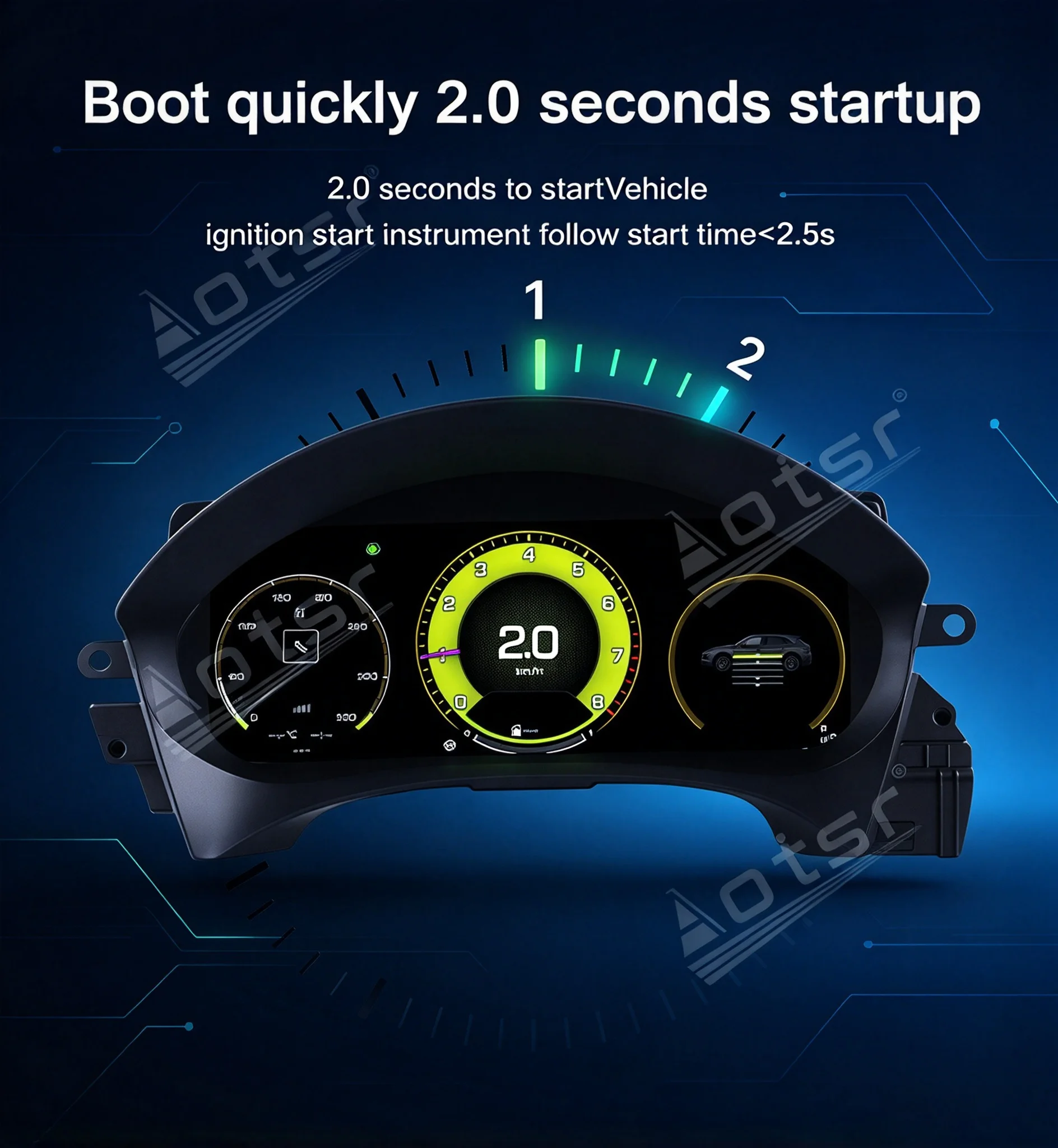 12.3 Inch Touchscreen For Porsche Macan 2014-2017 LCD instrument LHD RHD Android Wireless CarPlay GPS Navigation Reverse Camera