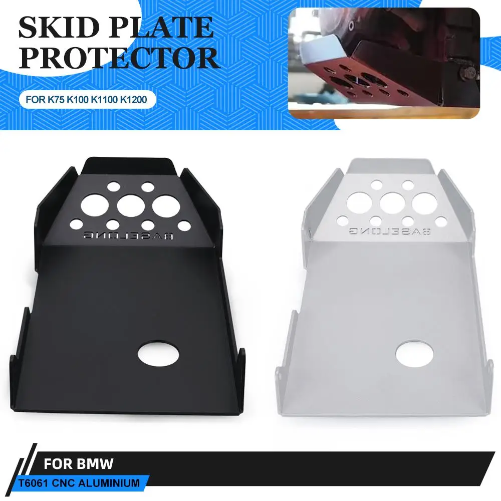 

Motorcycle Accessories For BMW K75 K100 K1100 K1200 Cafe Racer ALL YEARS Skid Plate Engine Guard Chassis Protection Cover