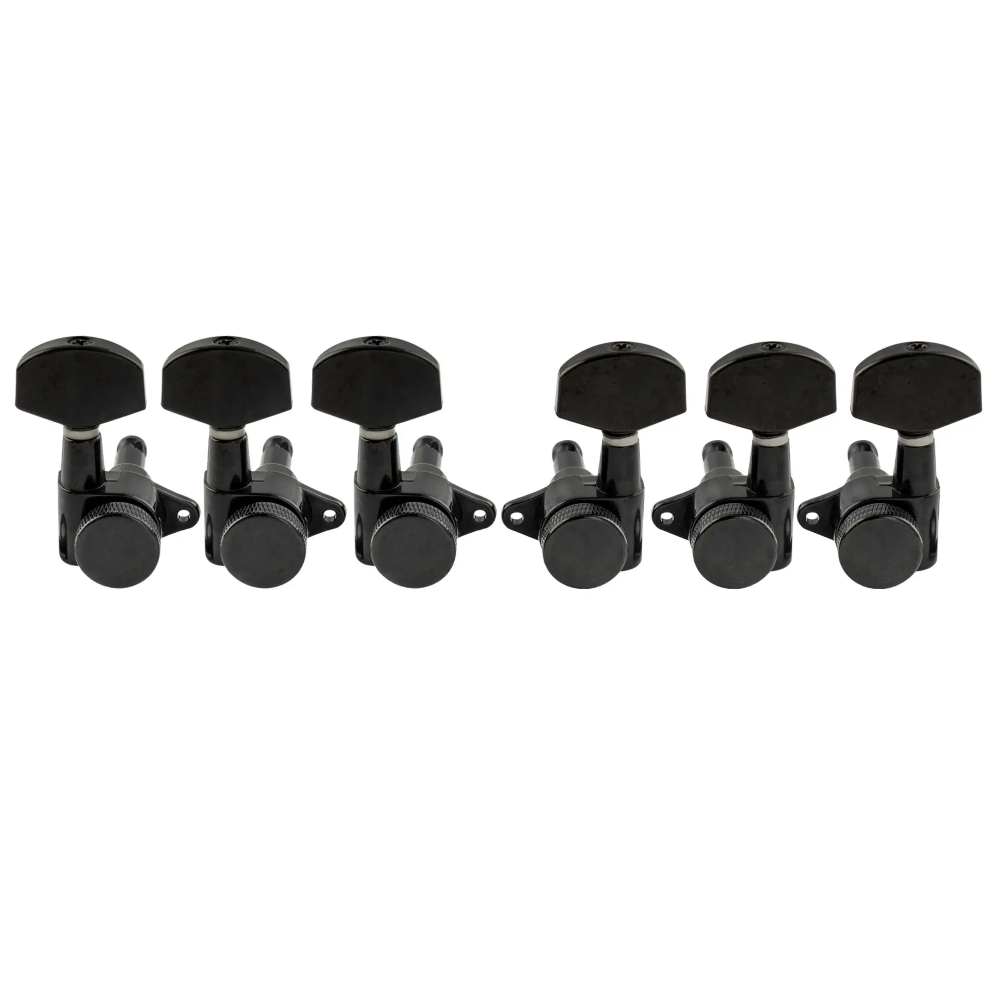 Musiclily Pro R15J 3R3L 15:1 Ratio Full Sealed Locking Machine Heads Tuners Tuning Pegs Keys for Acoustic Electric Guitar