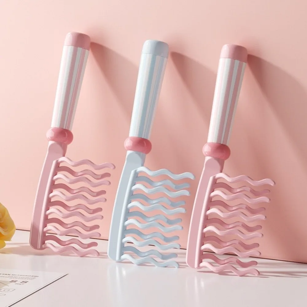 Peine de doble fila para rizos, de dientes anchos, para peluquería y volumen, peine doméstico antiestático Shunfa para desenredar el cabello
