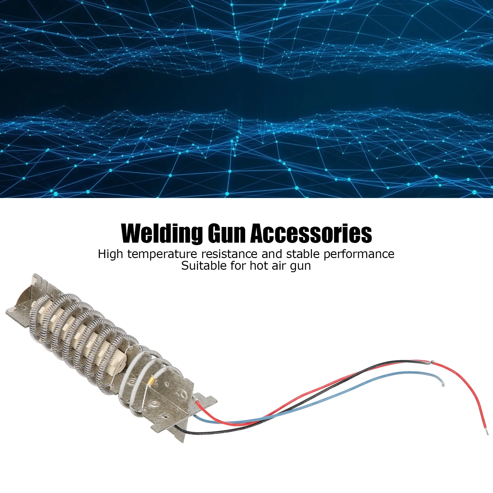 Hot Air Gun Heating  Welding Machine Replacement Soldering 1600W 3 Line AC220‑250V Hot Air Gun Heating Part