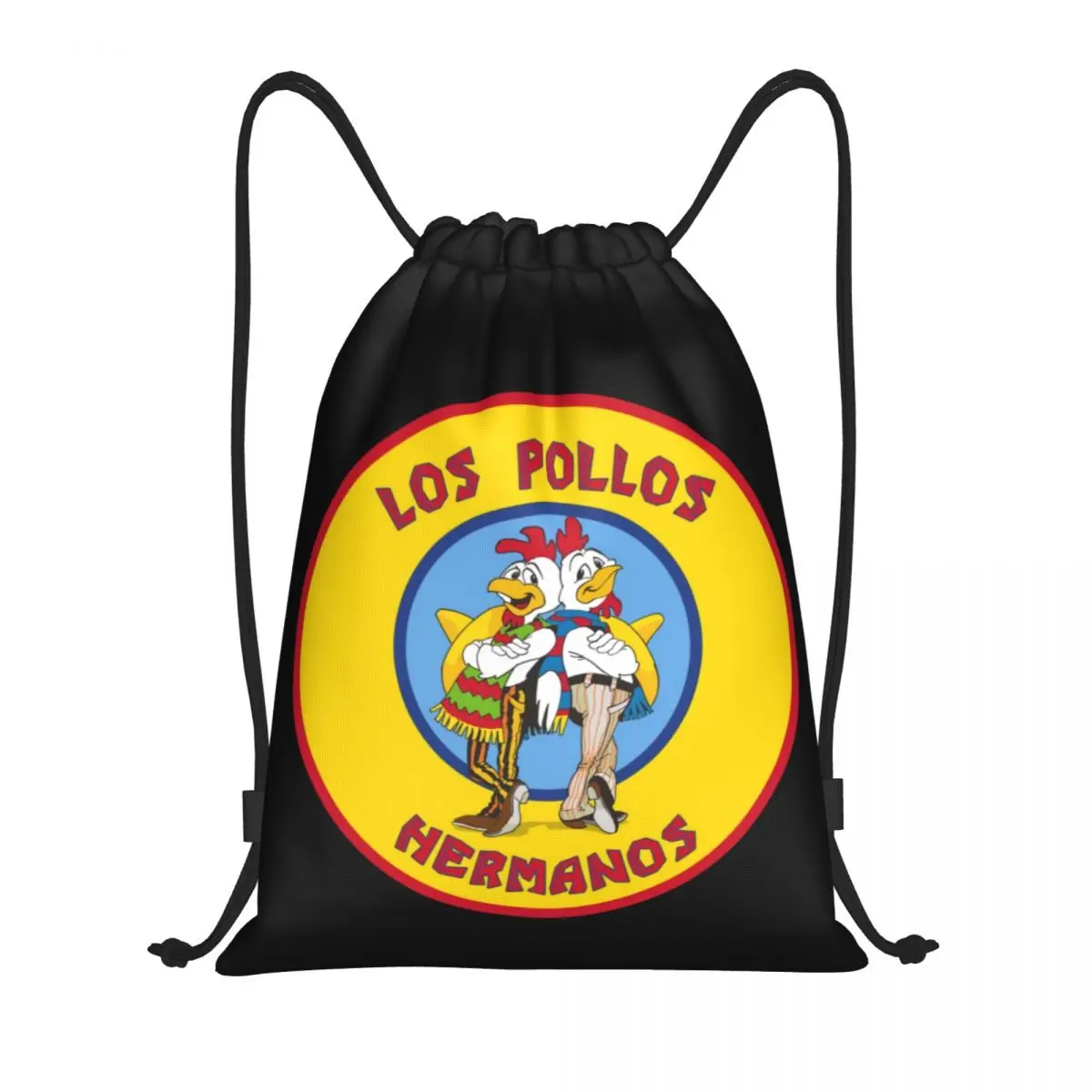 Breaking Bad-mochila plegable con cordón para gimnasio, mochila de almacenamiento para entrenamiento de Los Pollos Hermanos