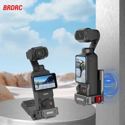 BRDRC Magnetic Adapter Frame for DJI Osmo Pocket 4 3 Camera Expansion Bracket Desktop Mount Base Portable Photography Accessory