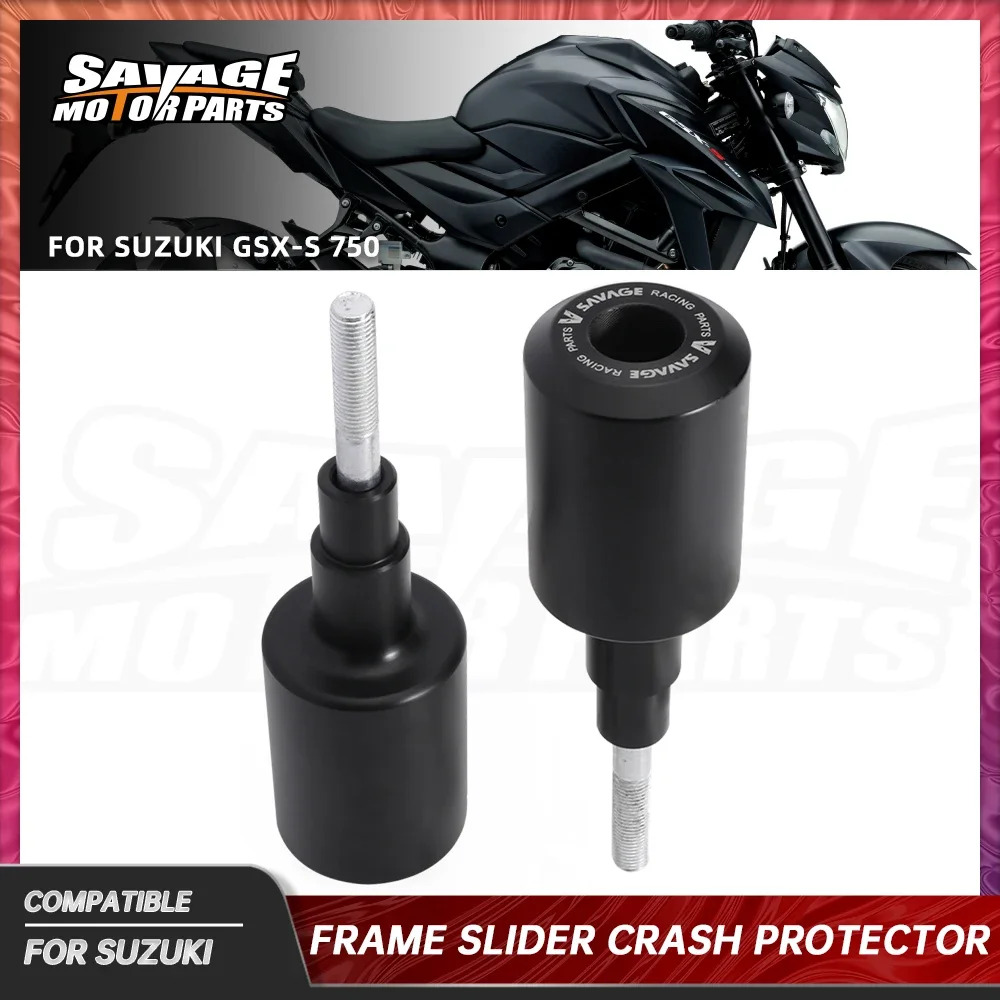 

GSX S 750 2023 Frame Slider Crash Protector For Suzuki GSX-S 750 2017+ Motorcycle Engine Crash Pad Fairing Guard Axle Slider