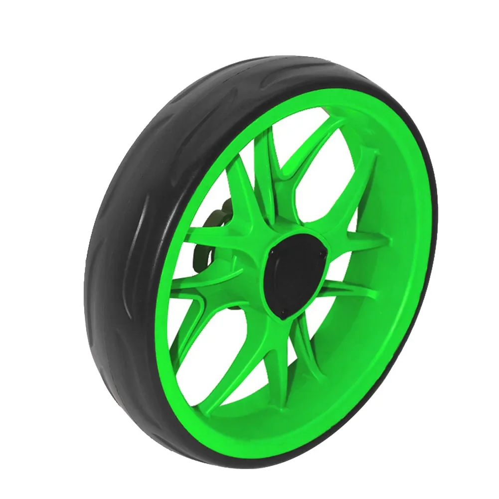 Golf Push Cart Replacement Wheel with EVA Tread for Quiet and Smooth Rolling on Fairways and Grass Compatible with 10mm Axles